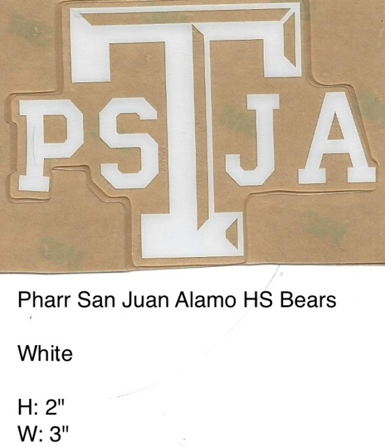 Pharr San Jaun Alamo Bears HS 2012 (TX) White PSTJA